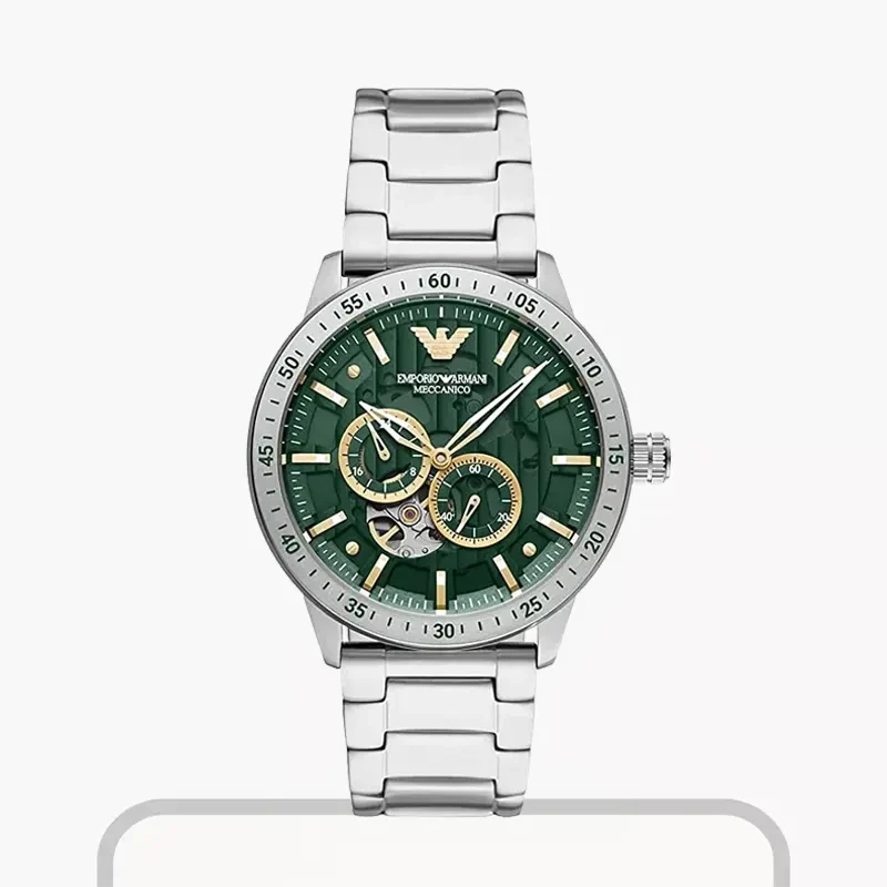 Emporio Armani Mario Automatic Green Dial Men's Watch | AR60053